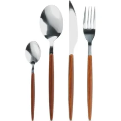 Bestickset i stål, 16 delar