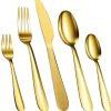 Bestickset, Rostfritt Stål, Service för 12,Guld