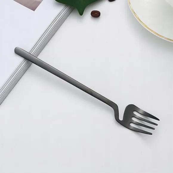 BESTICKSET Rostfritt Stål Modern 32 delar MATTSVART Set