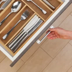 Bestickslåda, Bambu, 5x25,5x35,5 cm, Natur