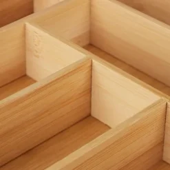 Bestickslåda, Bambu, 5x25,5x35,5 cm, Natur