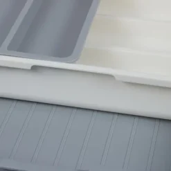 Bestickslåda, Justerbar, 6x23,5x31,5 cm, Plast