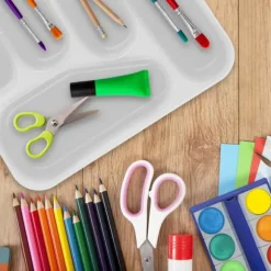 Bestickslåda set, 4x24,5x32,5 cm, Vit