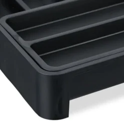 Bestickslåda, 6.5x23.5x31.5 cm, Svart