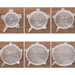 BH 6 X Silikonskydd, 6-pack av olika storlekar av utsträckbara lock...... - BHCYD821A2891