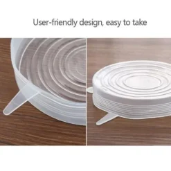 BH 6 X Silikonskydd, 6-pack av olika storlekar av utsträckbara lock...... - BHCYD821A2891