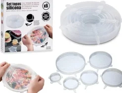 Bigbuy Home Set Sängöverkast i silikon (6 delar) (3 x 19 x 19 cm)