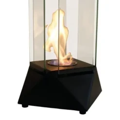 Bio bordskamin - KORE - Oslo - Svart - 0,8 kW - Målat stål - 2,25 kg