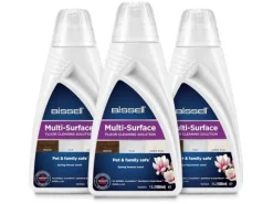 BISSELL Multi-Surface - Rengörare - vätska - flaska - 1 L - spring breeze - maskinklar - koncentrerat - vit (paket om 3)