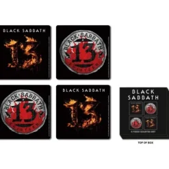 Black Sabbath Coaster Set: 13