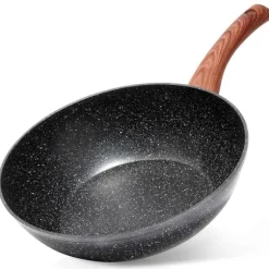 BLACK&WOOD granit wokpanna 28 cm