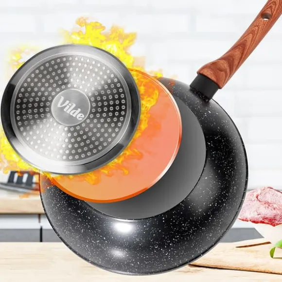 BLACK&WOOD granit wokpanna 28 cm