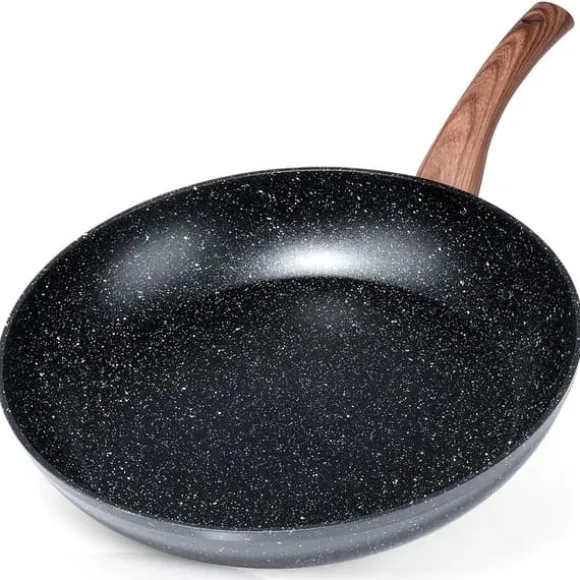 BLACK&WOOD stekpanna i granit 32 cm