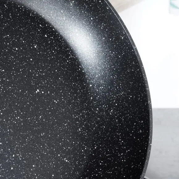 BLACK&WOOD stekpanna i granit 32 cm