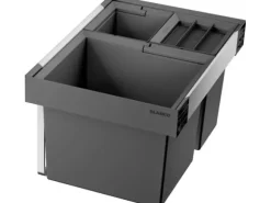 Blanco avfallsbehållare för skåp grå (526640)