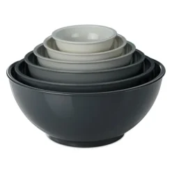 Blandningsskålsset, plast, grå
