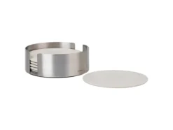 Blomus 64065, Rund, Silikon, Beige, Silver, Monokromatiskt, 11 cm, 4 cm