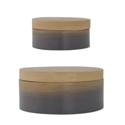 Bloomingville Förvaringsburkar 2st Bambu