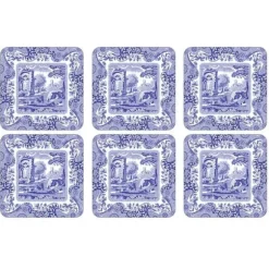 Blue Italian Glasunderlägg, 6-Pack - Spode