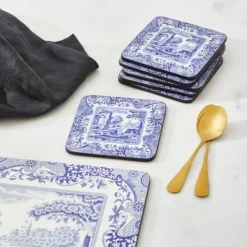 Blue Italian Glasunderlägg, 6-Pack - Spode