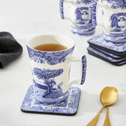 Blue Italian Glasunderlägg, 6-Pack - Spode