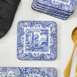 Blue Italian Glasunderlägg, 6-Pack - Spode