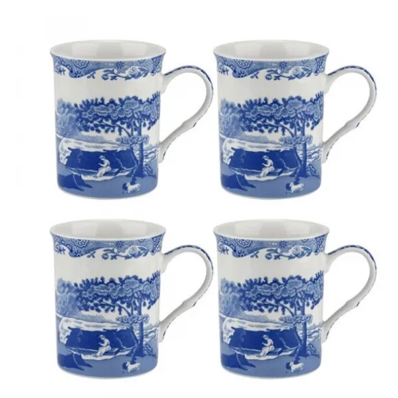 Blue Italian Mugg 34cl, 4-pack - Spode