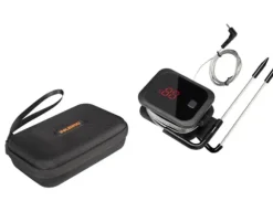Bluetooth BBQ-termometer, 2 sonder, trådlös räckvidd 100 meter,2x med ett ärende