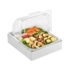 Bänkskiva Matserveringsbehållare för Kryddor, med Lock, Slitstark, Lätt att Rengöra, Köksförvaring