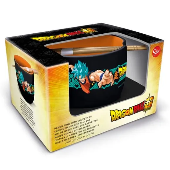 Bol för ramen - STOR - Super Saiyan Blue Goku och Vegeta - Keramik - 470 ml - Flerfärgad