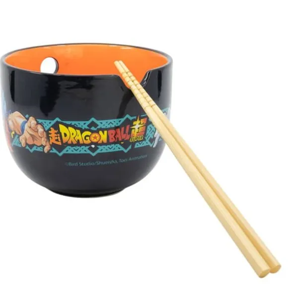 Bol för ramen - STOR - Super Saiyan Blue Goku och Vegeta - Keramik - 470 ml - Flerfärgad