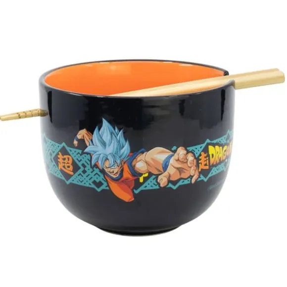 Bol för ramen - STOR - Super Saiyan Blue Goku och Vegeta - Keramik - 470 ml - Flerfärgad