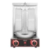 Bordgrill, vertikal döner-/kebabgrill 3 kW, 360° roterande, rostfritt stål, för kyckling