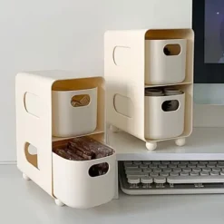 Bordslåda för bordslåda Multifunktionell förvaringslåda med stor kapacitet för hemmets sovsal