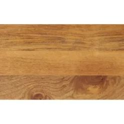 Bordsskiva i massivt mangoträ - Rektangulär bänkskiva | Storlek: 60x30x3,8 cm | Färg: Naturlig träton