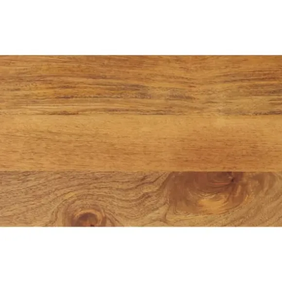 Bordsskiva i massivt mangoträ - Rektangulär bänkskiva | Storlek: 60x30x3,8 cm | Färg: Naturlig träton