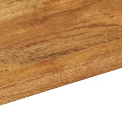 Bordsskiva i massivt mangoträ - Rektangulär bänkskiva | Storlek: 60x30x3,8 cm | Färg: Naturlig träton