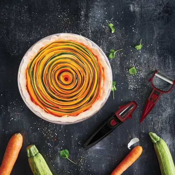 Borner Multi Peeler - pendelskalare - juliennetillbehör för grönsaksnudlar - set om 3