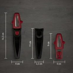 Borner Multi Peeler - pendelskalare - juliennetillbehör för grönsaksnudlar - set om 3
