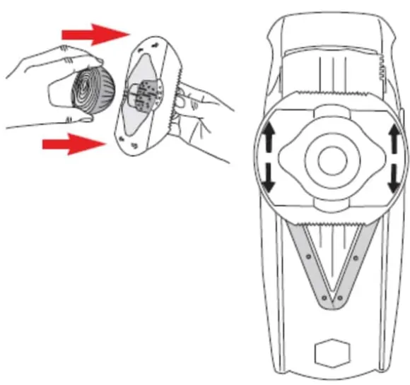 Borner original säkerhetsfrukthållare för skivare och rivjärn