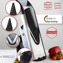 Borner V6 ExclusiveLine grönsaksskärare i rostfritt stål | rivjärn