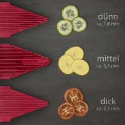 Borner V1 grönsaksskärare startset, potatisskärare, gurkskärare, grönsaksskärare, köksrivjärn, pommes fritesskivare, fruktrivjärn, kålskärare