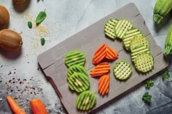 Borner Wave Waffle PowerLine grönsaksskärare - BPA-fri vågskärare våffelskärare grönsaksskärare grönsaksskärare