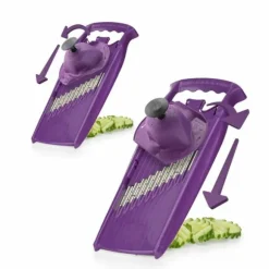 Borner Wave Waffle PowerLine grönsaksskärare - BPA-fri vågskärare våffelskärare grönsaksskärare grönsaksskärare