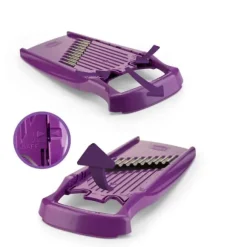 Borner Wave Waffle PowerLine grönsaksskärare - BPA-fri vågskärare våffelskärare grönsaksskärare grönsaksskärare