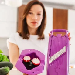 Borner Wave Waffle PowerLine grönsaksskärare - BPA-fri vågskärare våffelskärare grönsaksskärare grönsaksskärare