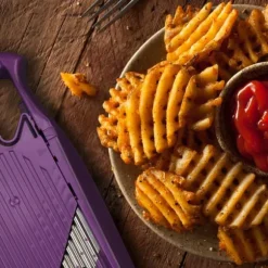 Borner Wave Waffle PowerLine grönsaksskärare - BPA-fri vågskärare våffelskärare grönsaksskärare grönsaksskärare