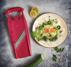 Borner Wave Waffle PowerLine grönsaksskärare - BPA-fri vågskärare våffelskärare grönsaksskärare grönsaksskärare