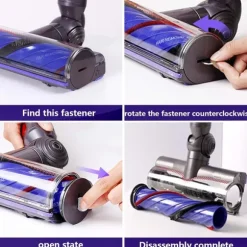 Borsthuvud för Dyson V12 Detect Slim Dammsugare