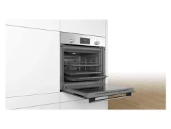 Bosch Serie | 2 HBF113BR1S - Ugn - inbyggd - fördjupning - bredd: 56 cm - djup: 55 cm - höjd: 57.5 cm - Klass A - rostfritt stål